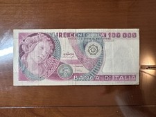 Repubblica lire 100000 usato  Rivoli