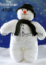 Snowman toy knitting for sale  CHELMSFORD