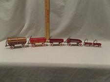 "RADIO FLYER" PACOTE DE 6 MINI E MINÚSCULOS VAGÕES VERMELHOS, usado comprar usado  Enviando para Brazil