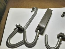 Usado, Gancho deslizante de açougueiro giratório comida carne cozinha pendurado comida caixa de metal com 6 comprar usado  Enviando para Brazil