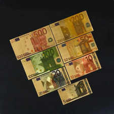 Euro gold banknoten gebraucht kaufen  Hutthurm