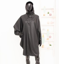 Poncho RAINS capa preta capa de chuva jaqueta impermeável unissex casaco longo P 1 comprar usado  Enviando para Brazil