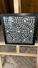 Framed geometric textile for sale  Vandergrift