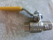 Edelstahl kugelhahn absperrhah gebraucht kaufen  Königsbach-Stein