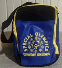 Bolsa térmica isolada Special Olympics Jogos de Inverno almoço ou lanches zíper azul comprar usado  Enviando para Brazil