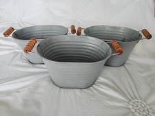 lot 3 wooden planters for sale  Hendersonville