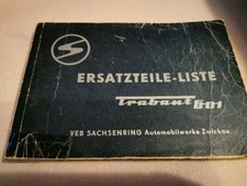 Ersatzteile liste trabant gebraucht kaufen  Neustrelitz