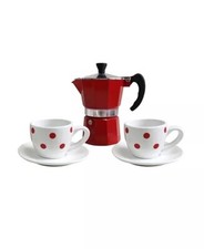 Conjunto de cafeteira e xícara de café expresso Cook Prep Eat 5 peças comprar usado  Enviando para Brazil