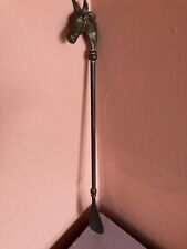 Brass horse head for sale  SOUTHAM