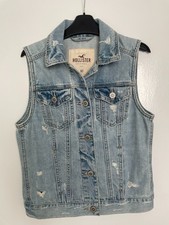 Hollister denim jackets for sale  LONDON