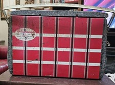 Xadrez xadrez retrô vintage 1950s Flamingo isolado caixa de gelo galvanizado comprar usado  Enviando para Brazil