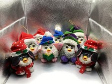 8 enfeites de férias originais raros 1999 Furby Tiger Electronics Hasbro comprar usado  Enviando para Brazil