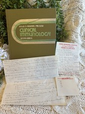 Vintage Clinical Immunology 2nd Ed 1976 HC w/Dr Notes Serra Hospital Vicodin Pad, usado comprar usado  Enviando para Brazil