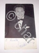 Fotografia autografo cantante usato  Vimodrone