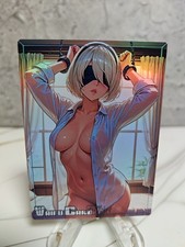 Nier Automata Trading Card Waifu Goddess Story Anime Girl holo Karte Manga Full comprar usado  Enviando para Brazil