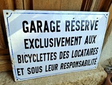 Grande plaque émaillée d'occasion  Laudun-l'Ardoise