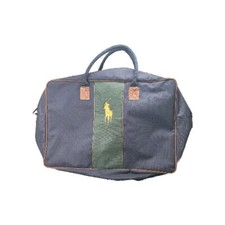 Antiga Bolsa Polo Ralph Lauren Fragrância Azul Lona Bordada Pônei Grande, usado comprar usado  Enviando para Brazil