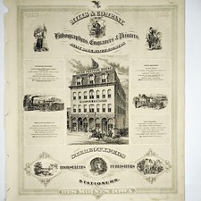 1875 des moines for sale  Evansdale