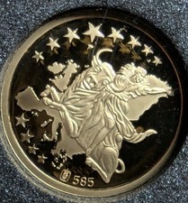 Goldmünze 585 1000 gebraucht kaufen  Jena-Umland