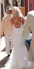 Brautkleid stretch meerjungfra gebraucht kaufen  Belm