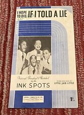 Ink spots hope for sale  CHELMSFORD