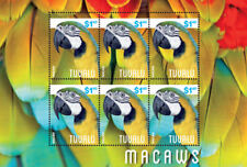 Tuvalu 2014 - Araras papagaios pássaros - Folha de 6 selos - MNH, usado comprar usado  Enviando para Brazil