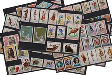 Collection lot timbres d'occasion  Bellevaux