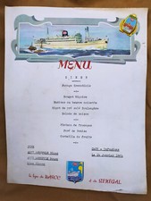 Paquebot menu paquebot d'occasion  Béziers
