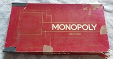 Vintage monopoly deluxe for sale  CONGLETON