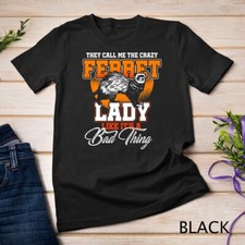 Camiseta unissex premium furão animal presente feminino furão comprar usado  Enviando para Brazil