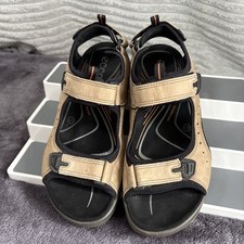 Używany, Ecco Yucatan Receptor brązowe sandały do chodzenia/pieszych wędrówek buty męskie UK 9-9,5 Eur 43 na sprzedaż  Wysyłka do Poland