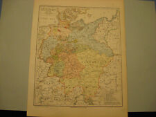Deutschland karten 1893 gebraucht kaufen  Uetze