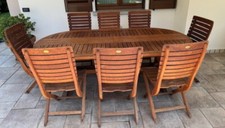 Tavolo giardino teak usato  Corbetta