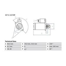 Cashback bosch starter for sale  BIRMINGHAM