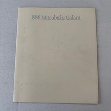 1986 Mitsubishi Galant folheto de vendas de carros catálogo publicidade comprar usado  Enviando para Brazil