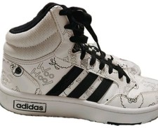 Tênis Adidas Sesame Street X Neo Hoops cano alto tamanho 6.5 usado branco , usado comprar usado  Enviando para Brazil