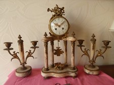 Pendule garniture cheminée d'occasion  France