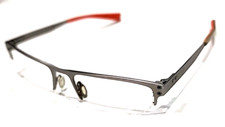 Óculos Nike 8203 065 cinza metal meia borda laranja 53-18 140 corte lente corda comprar usado  Enviando para Brazil