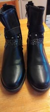 Black leather studded for sale  PONTEFRACT