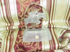 Crystal D'Arques-Durand figura cavalo salto cristal troféu prêmio 7,75" comprar usado  Enviando para Brazil
