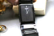 Relógio Citizen Eco Drive G870-SO84393 Stiletto preto lindo cerâmica comprar usado Relógio Citizen Eco Drive G870-SO84393 Stiletto preto lindo cerâmica comprar usado  Enviando para Brazil