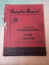 Vintage McCormick B-414 TRATOR DIESEL E GASOLINA MOTORES COLHEITADEIRA INTERNACIONAL comprar usado  Enviando para Brazil