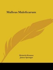 Malleus maleficarum sprenger for sale  Annandale