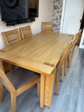 Oak extending dining for sale  SOUTHPORT