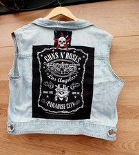 Reworked denim waistcoat for sale  BARNSTAPLE