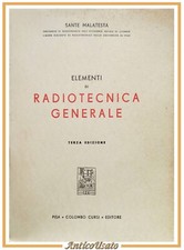 Elementi radiotecnica generale usato  Bari