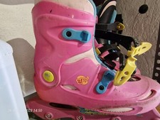 Pattini rotelle rosa usato  Racconigi