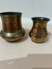 Vintage brass vases for sale  FROME