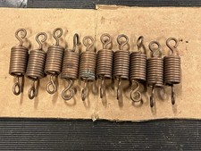 Usado, 10 molas de tensão de cobre 3/32” fio 2-7/8” comprimento 11/16” diâmetro 1/4” furos de parafuso comprar usado  Enviando para Brazil