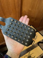 Leather studded cuff for sale  WINCHELSEA